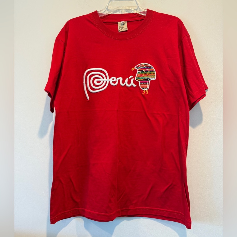 Red Peru Graphic Short Sleeve Tee